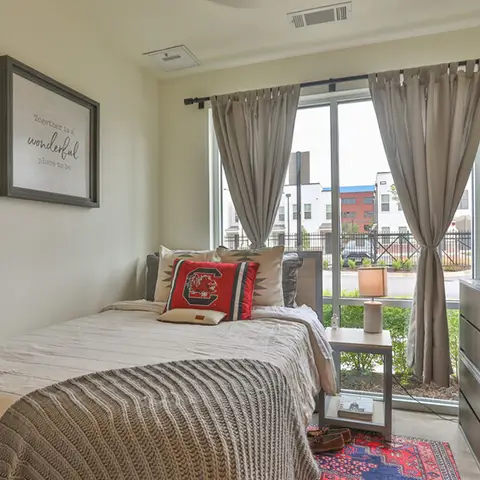furnished bedroom